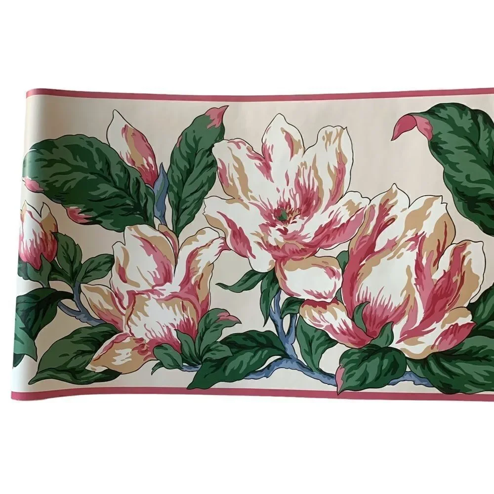 Waverly Floral Btanical Wallpaper Border